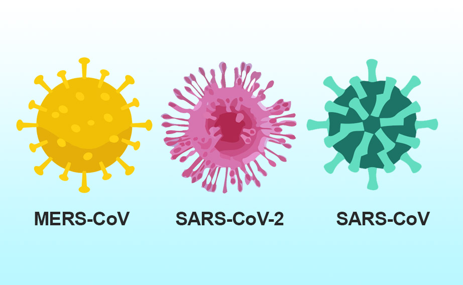 confronto coronavirus sars mers sars-cov-2