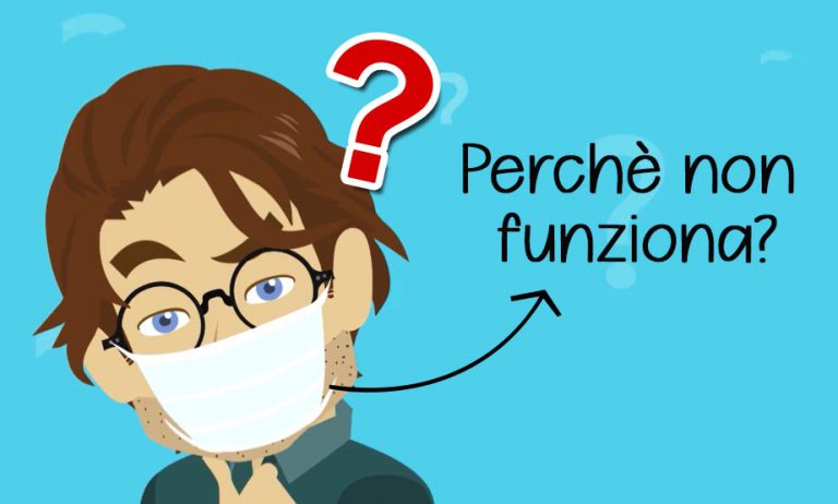 perchè le mascherine non funzionano non sembrano funzionare contro il Covid-19