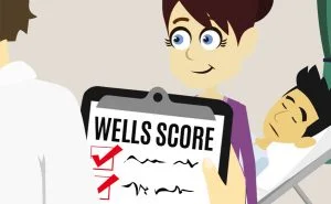 Scopri di più sull'articolo La probabilità di trombosi venosa profonda: il punteggio di Wells