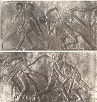 Giochi nella mastaba di Ptah-Hotep, Antico Egitto, mastaba, attività fisica, sarcopenia