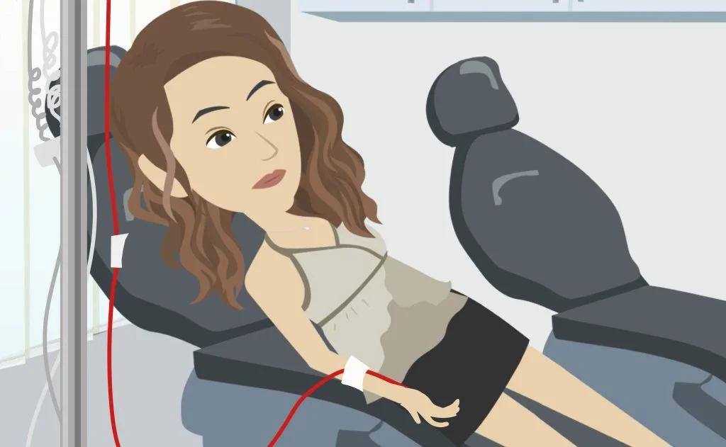 trasfusione di sangue o prelievo