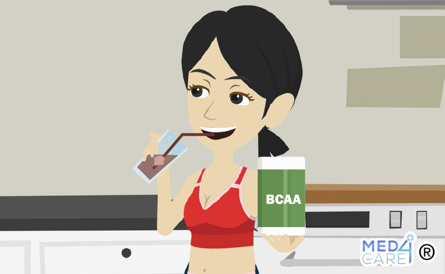 BCAA ragazza palestra