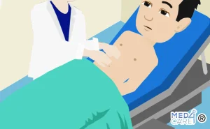 Visita medica per l'infiammazione infezione della prostata